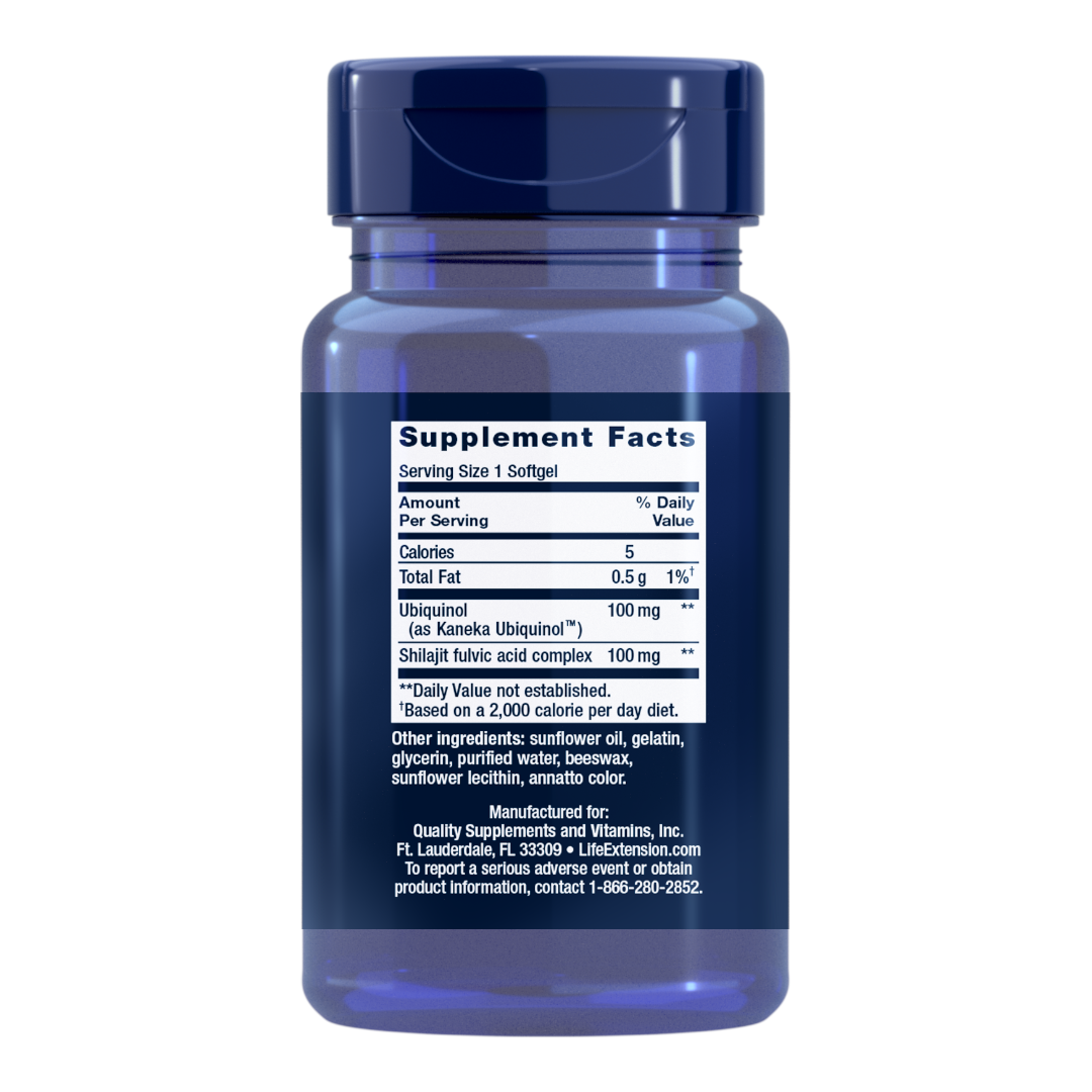 Life Extension Super Ubiquinol CoQ10 with Enhanced Mitochondrial Support™ | 100 mg, 60 softgels