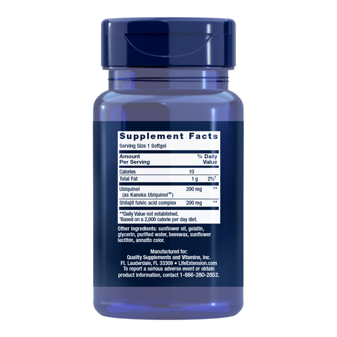 Life Extension Super Ubiquinol CoQ10 with Enhanced Mitochondrial Support™ | 200 mg, 30 softgels