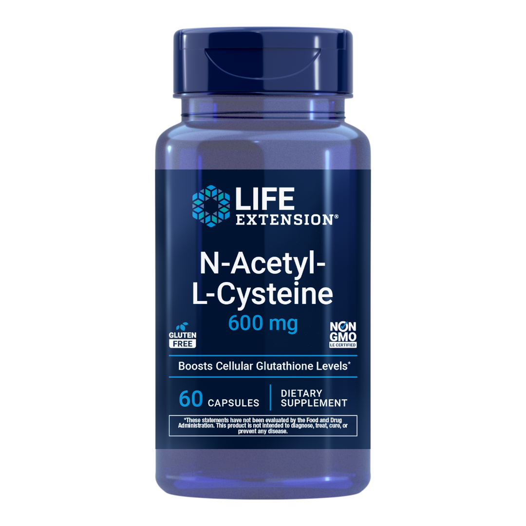 Life Extension N-Acetyl-L-Cysteine (NAC) | 600 mg, 60 capsules