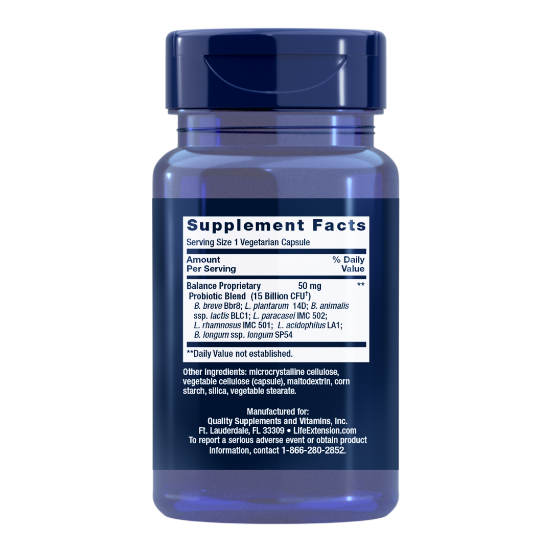 Life Extension FLORASSIST® Probiotic Balance | 30 liquid vegetarian capsules