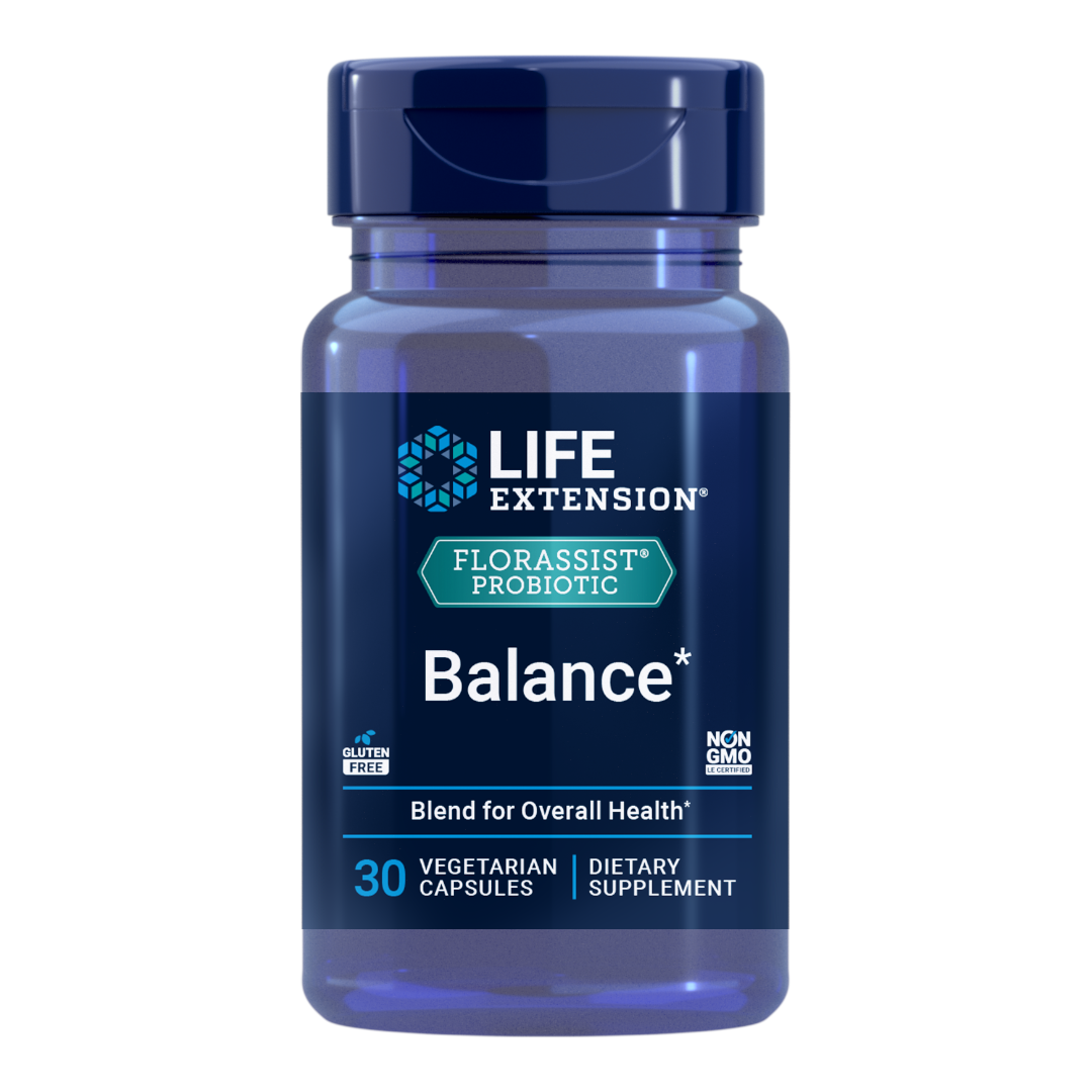 Life Extension FLORASSIST® Probiotic Balance | 30 liquid vegetarian capsules
