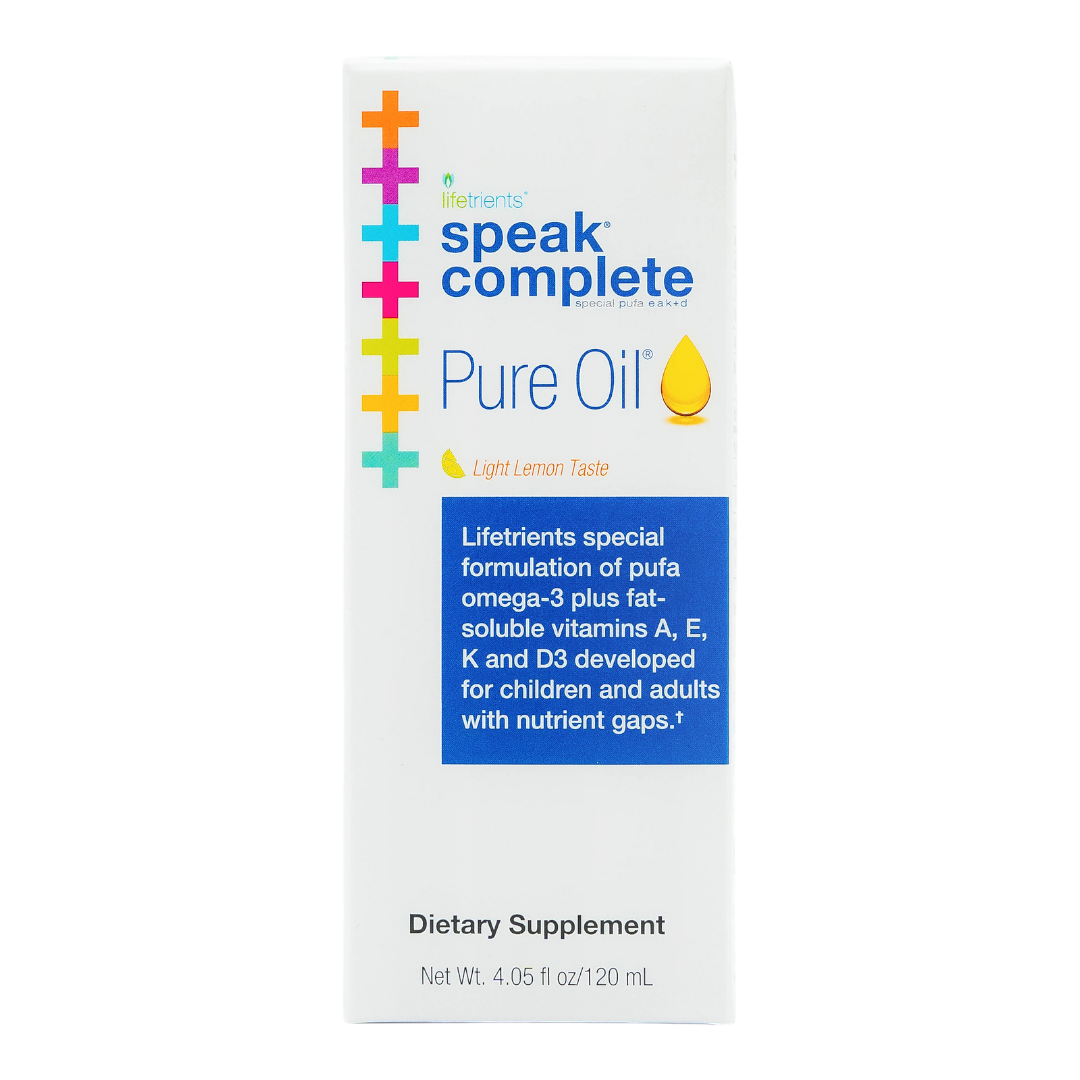Lifetrients Speak Complete Pure Oil (omega-3 plus fat-soluble vitamins A, D3, E and K) | 120mL