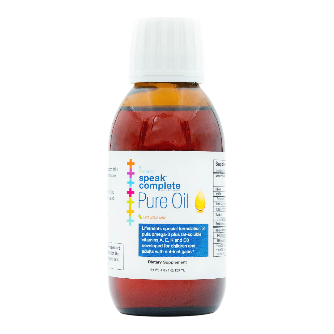 Lifetrients Speak Complete Pure Oil (omega-3 plus fat-soluble vitamins A, D3, E and K) | 120mL