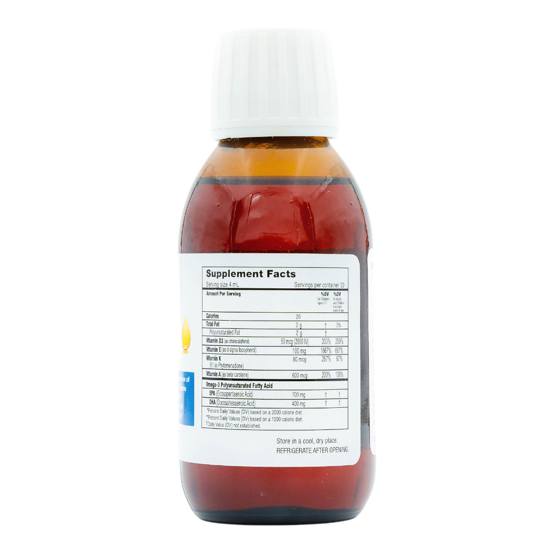 Lifetrients Speak Complete Pure Oil (omega-3 plus fat-soluble vitamins A, D3, E and K) | 120mL