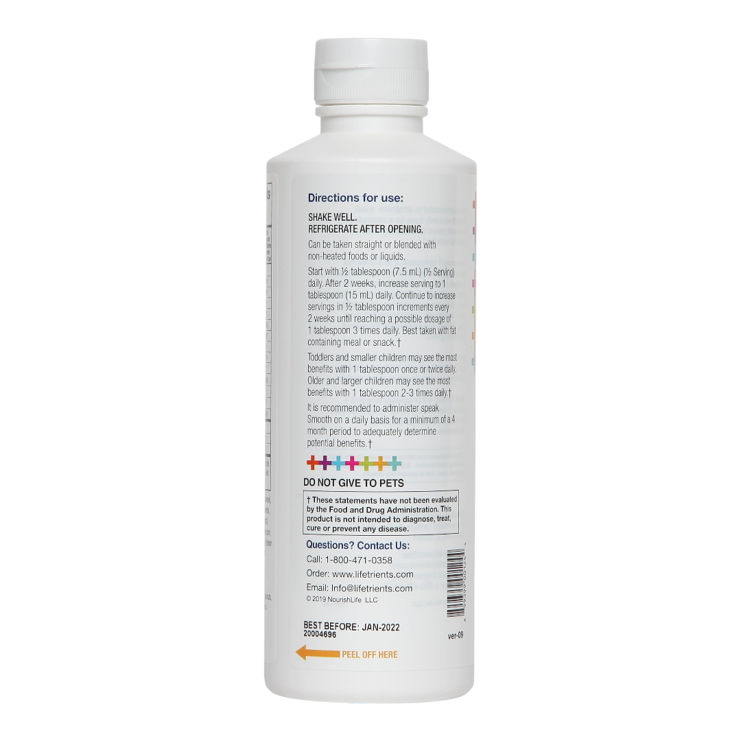 Lifetrients Speak+d Smooth (omega-3 + vitamin E) | 450mL
