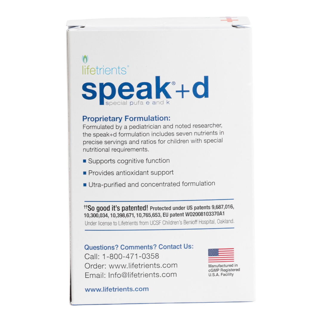 Lifetrients Speak+d Twist-Off Capsules (omega-3 + vitamin E) | 60 twist-off softgels capsules