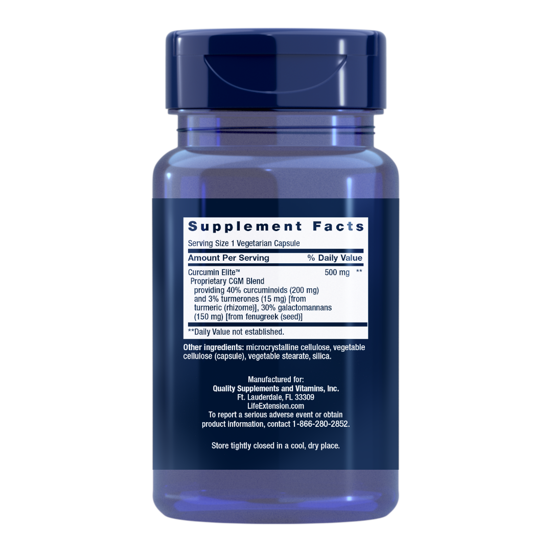 Life Extension Curcumin Elite™ Turmeric Extract | 60 vegetarian capsules