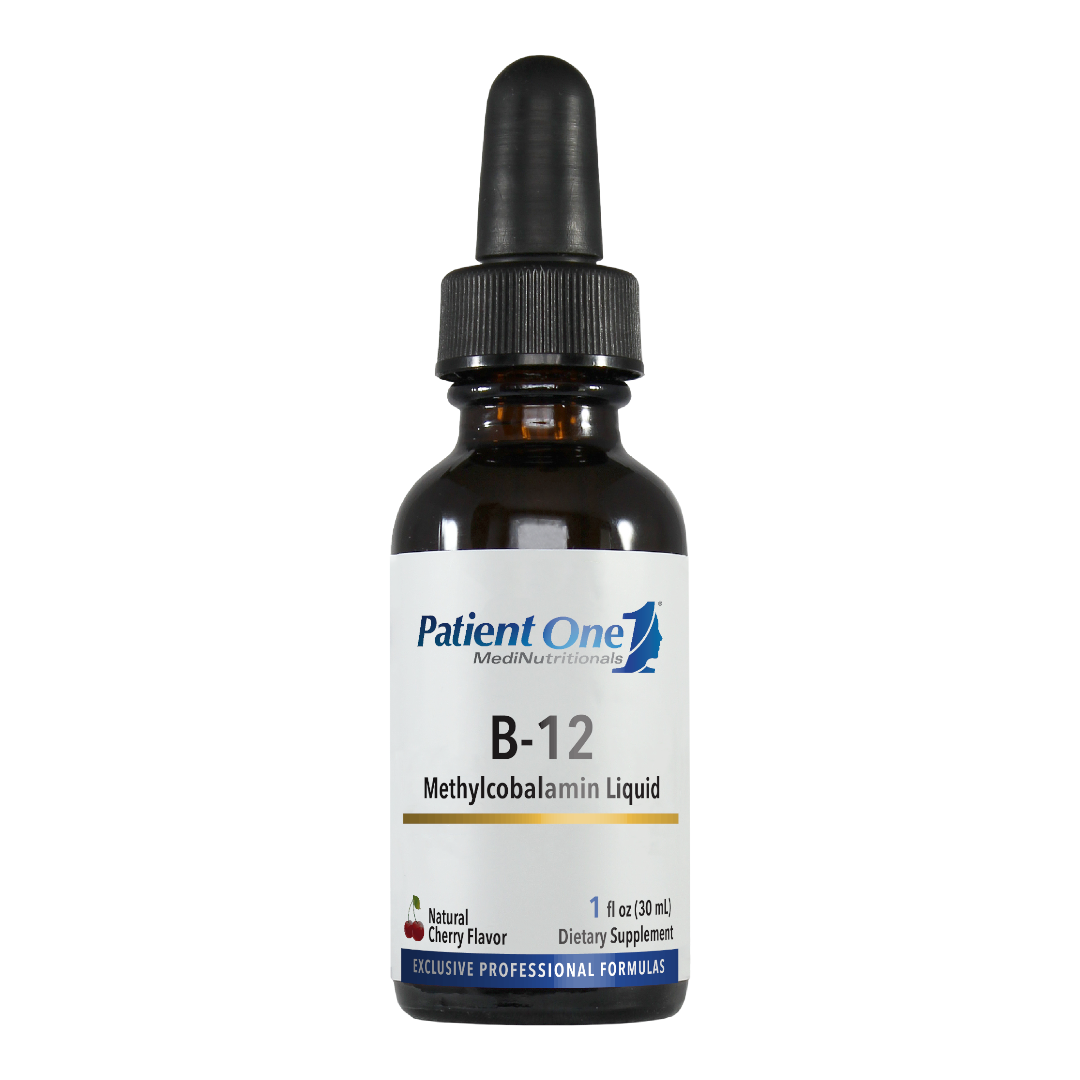 Patient One B-12 Methylcobalamin Liquid | 1 fl oz (30 mL)