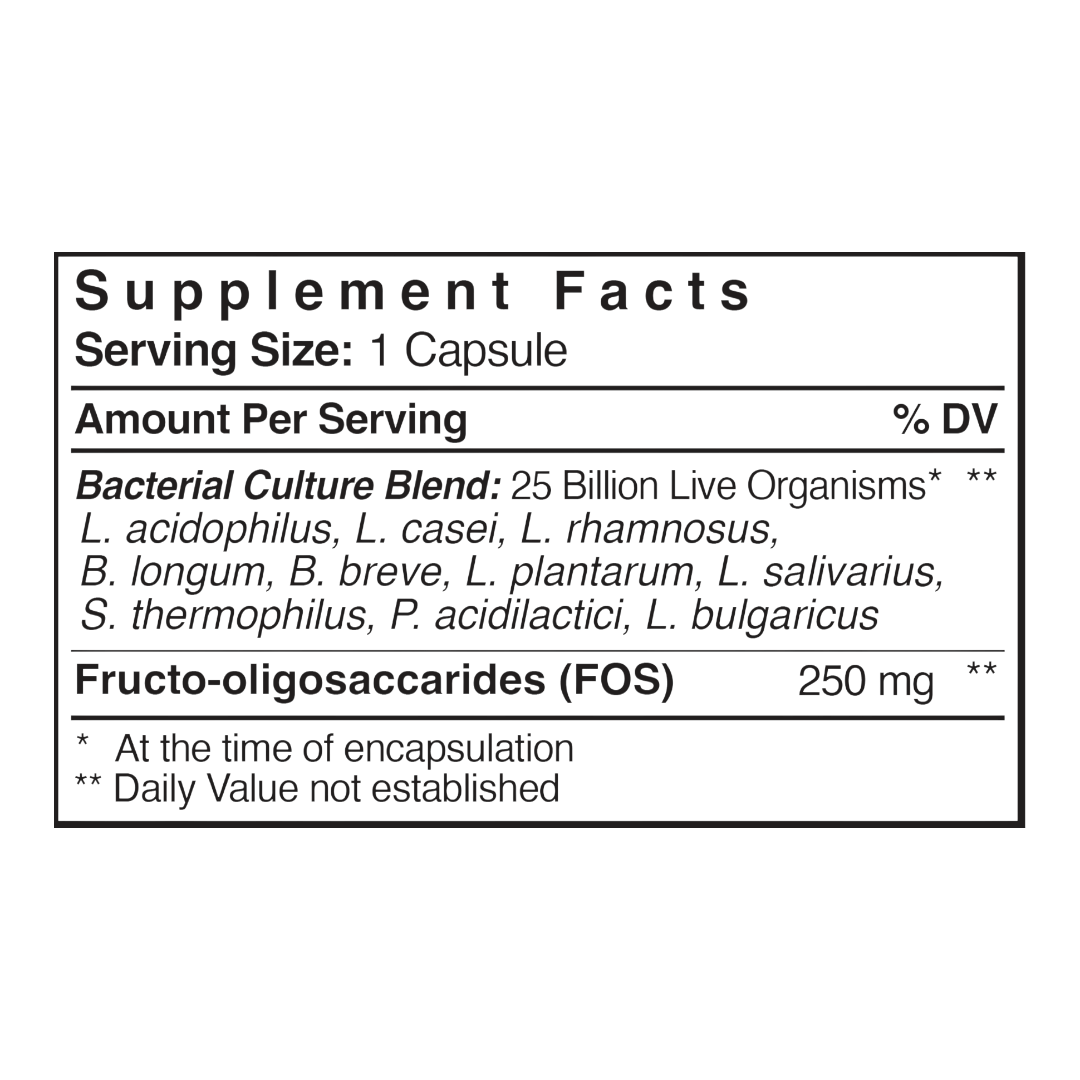 Patient One Flora Maintenance (25 Billion CFU) | 60 vegetable capsules