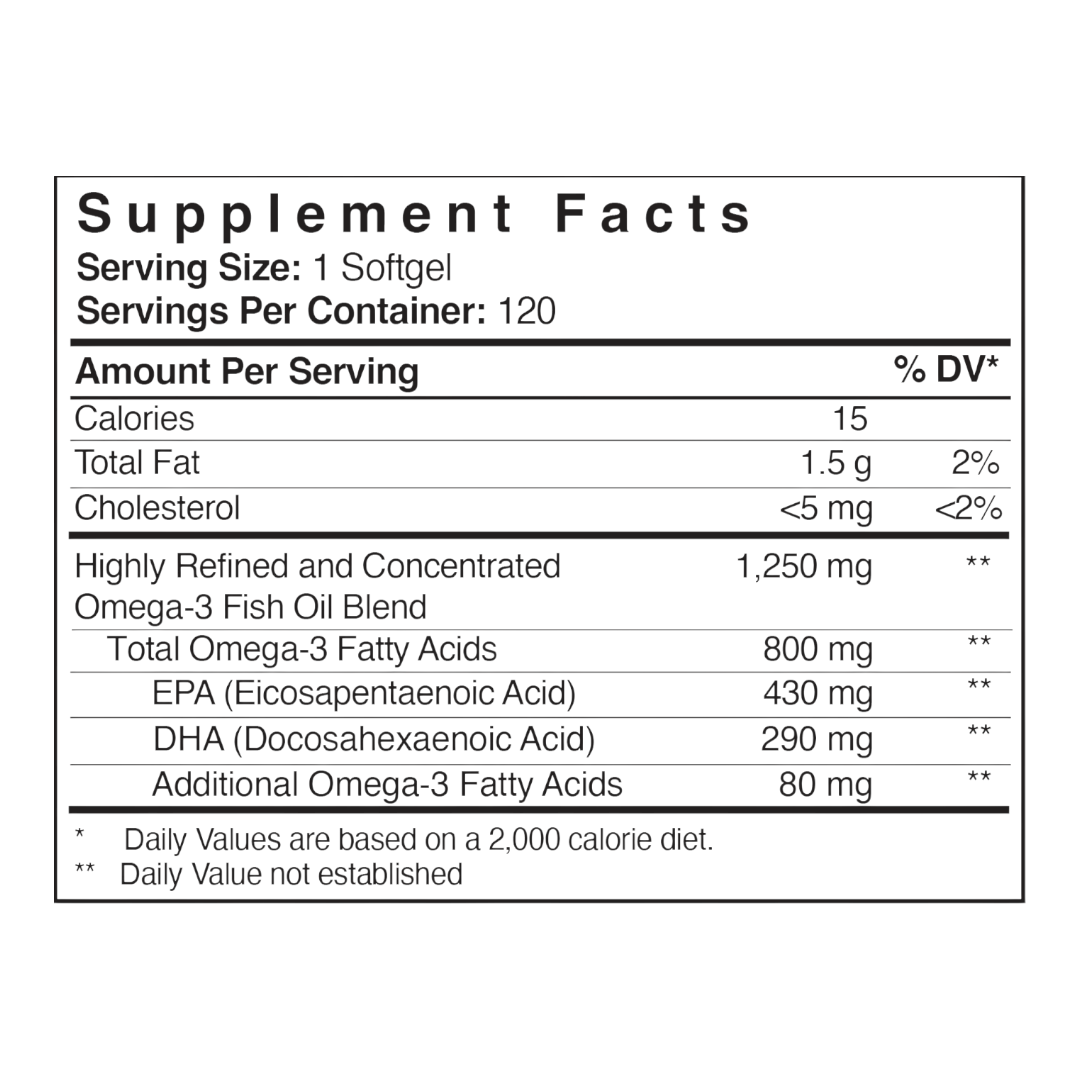 Patient One Omega 800 (softgels) | 120 softgels