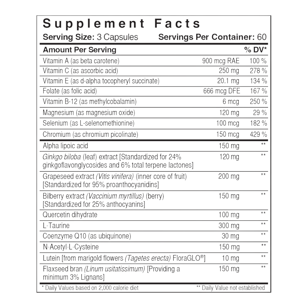 Patient One OpticOne™ | 180 vegetable capsules