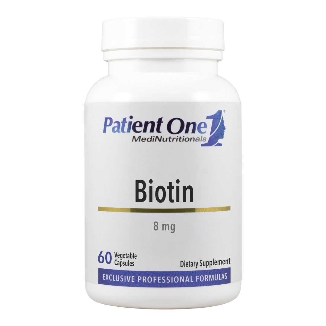 Patient One Biotin | 8 mg, 60 vegetable capsules