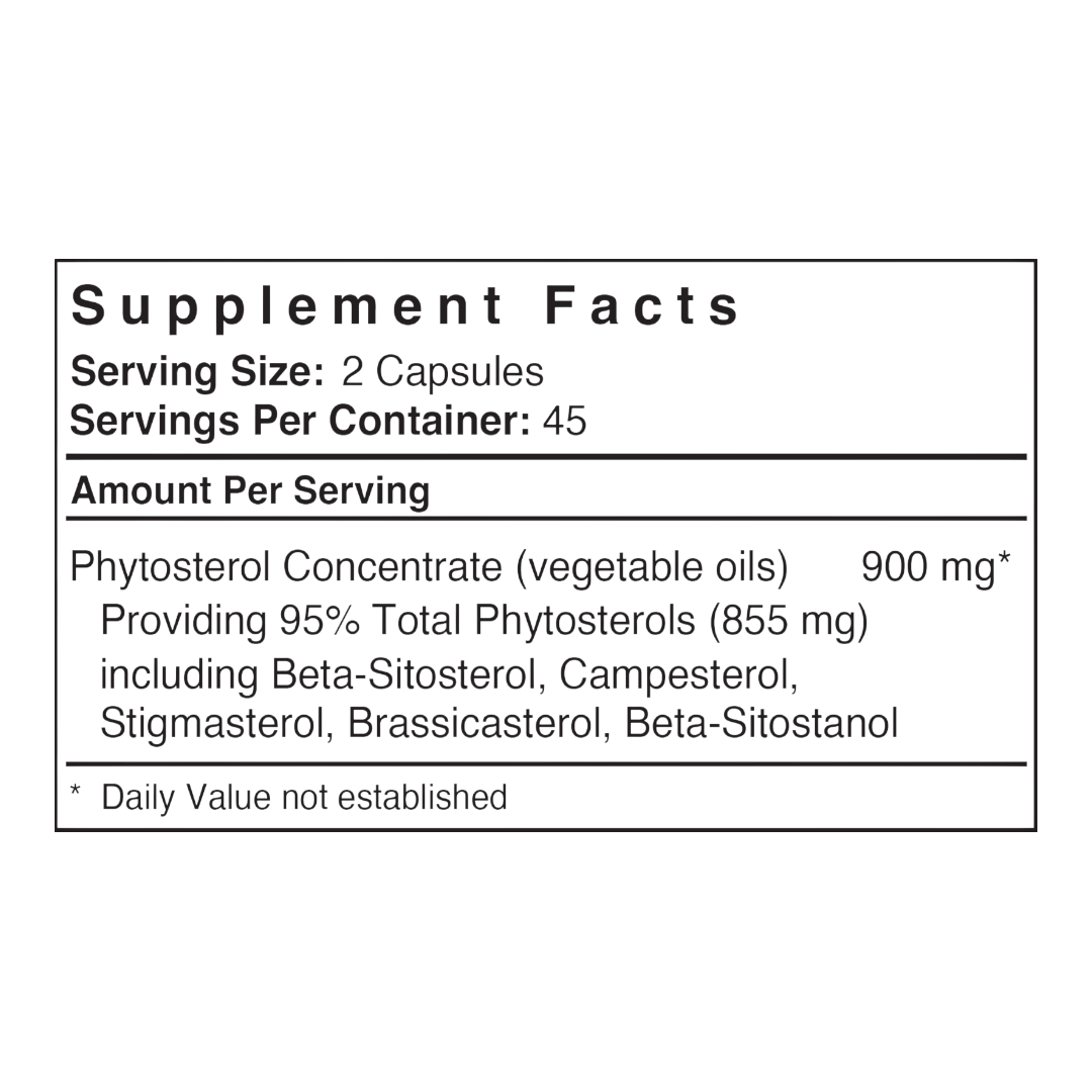 Patient One Phytosterol Complex | 900 mg, 90 vegetable capsules