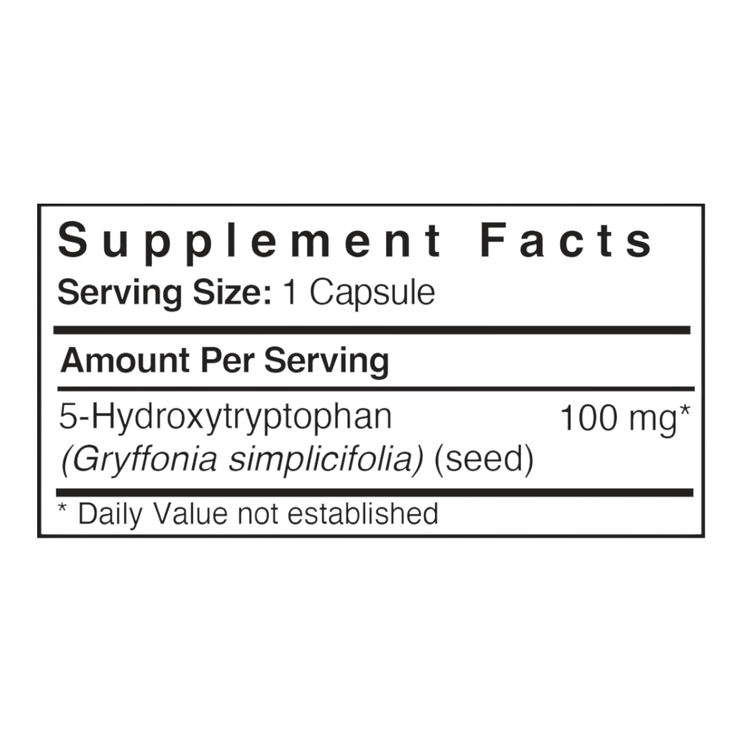 Patient One 5-HTP | 100 mg, 60 vegetable capsules