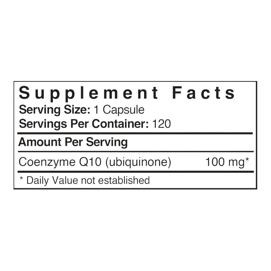 Patient One Coenzyme Q10 | 100 mg, 120 gelatin capsules