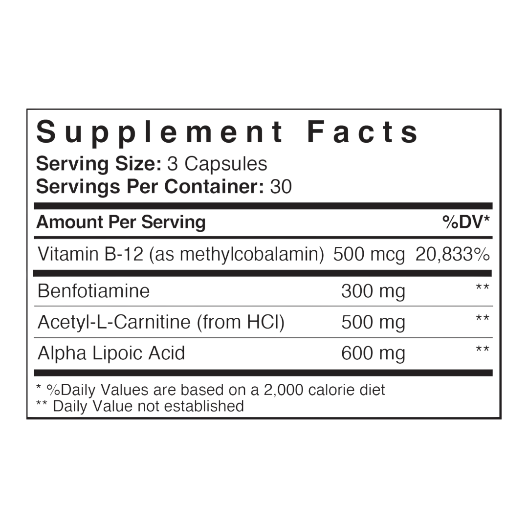Patient One NerveCare™ | 90 vegetable capsules