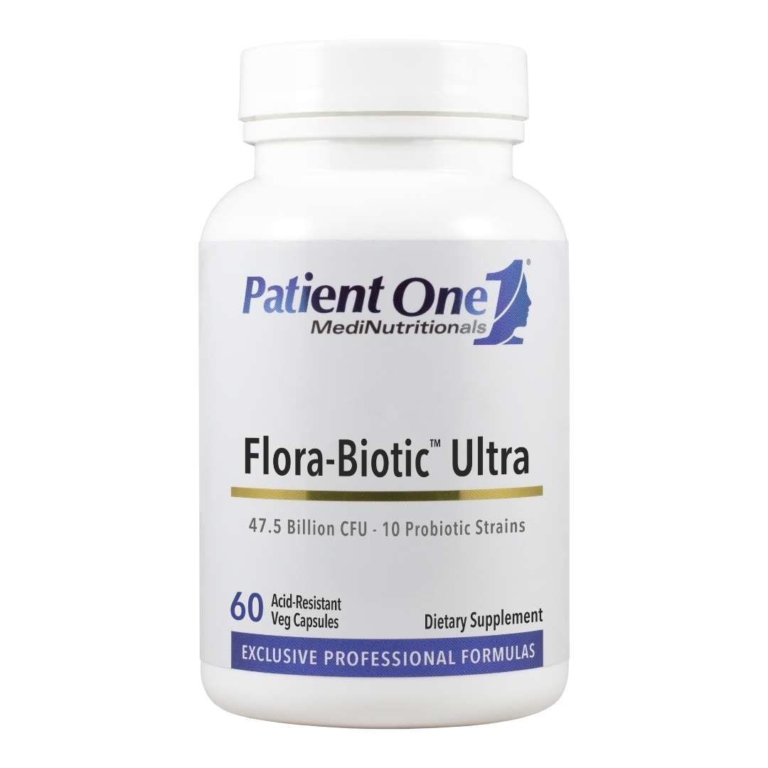 Patient One Flora-Biotic™ Ultra (47.5 Billion CFU) | 60 acid-resistant veg capsules
