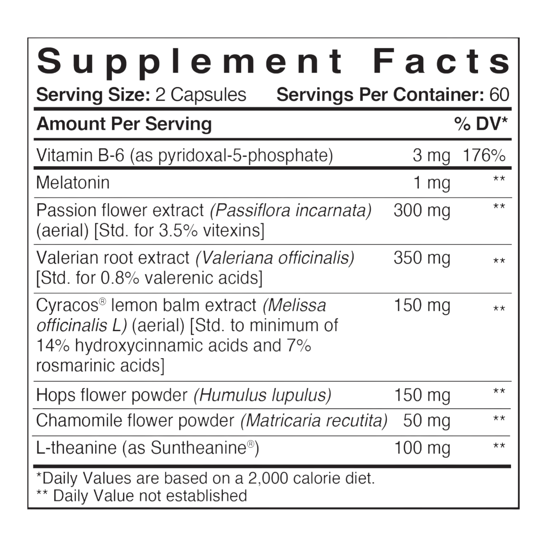 Patient One Sleep Care | 120 vegetable capsules