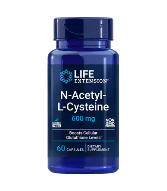 Life Extension N-Acetyl-L-Cysteine (NAC) | 600 mg, 60 capsules