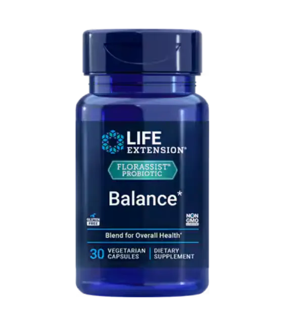 Life Extension FLORASSIST® Probiotic Balance | 30 liquid vegetarian capsules