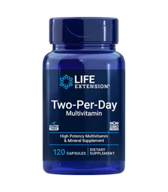Life Extension Two-Per-Day Multivitamin | 120 capsules
