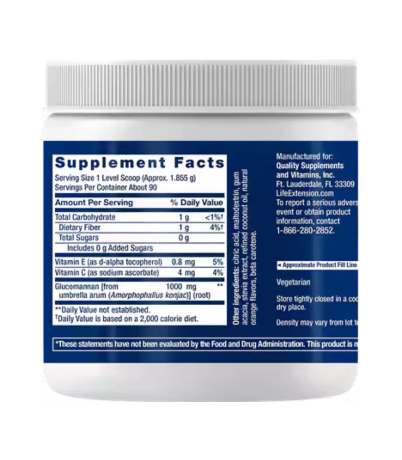 Life Extension Easy Fiber (Orange) | 167 grams - Imagem 2