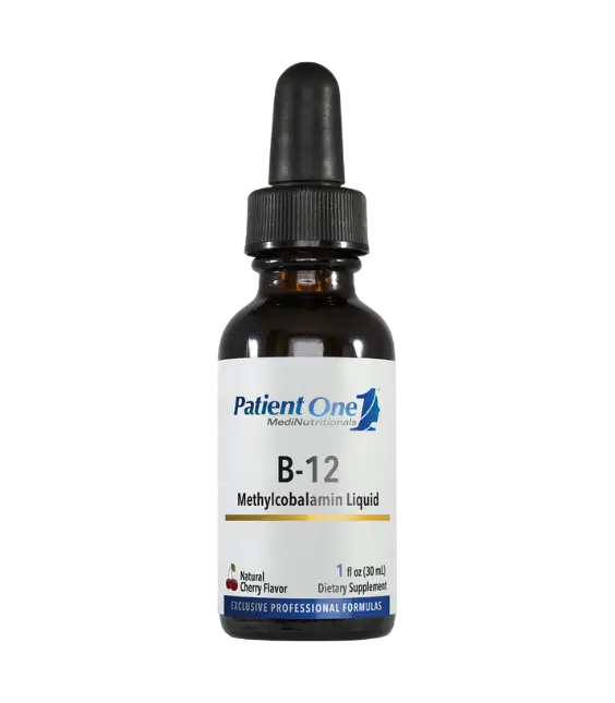 Patient One B-12 Methylcobalamin Liquid | 1 fl oz (30 mL)