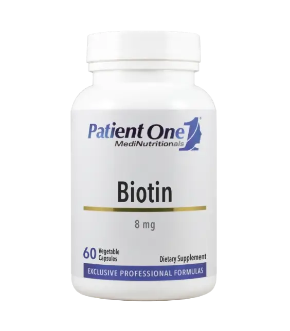 Patient One Biotin | 8 mg, 60 vegetable capsules