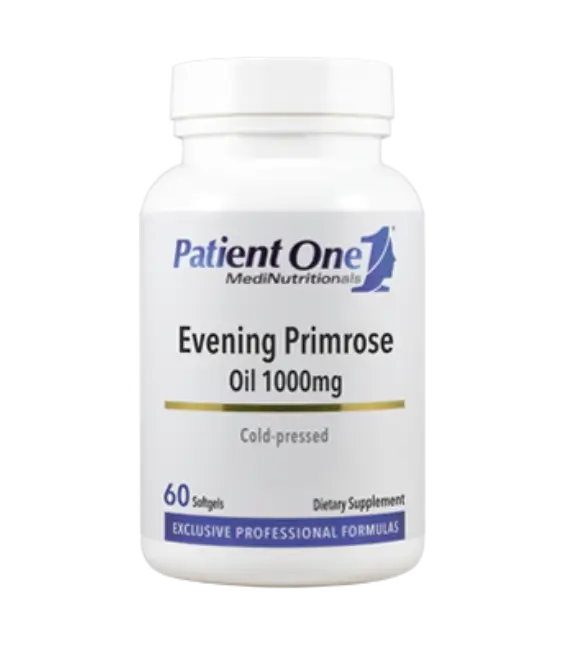Patient One Evening Primrose Oil | 1000 mg, 60 softgels