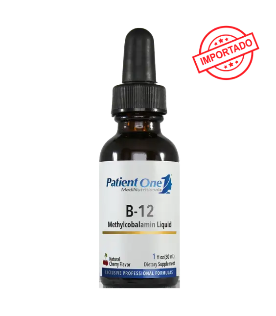 Patient One B-12 Methylcobalamin Liquid | 1 fl oz (30 mL)