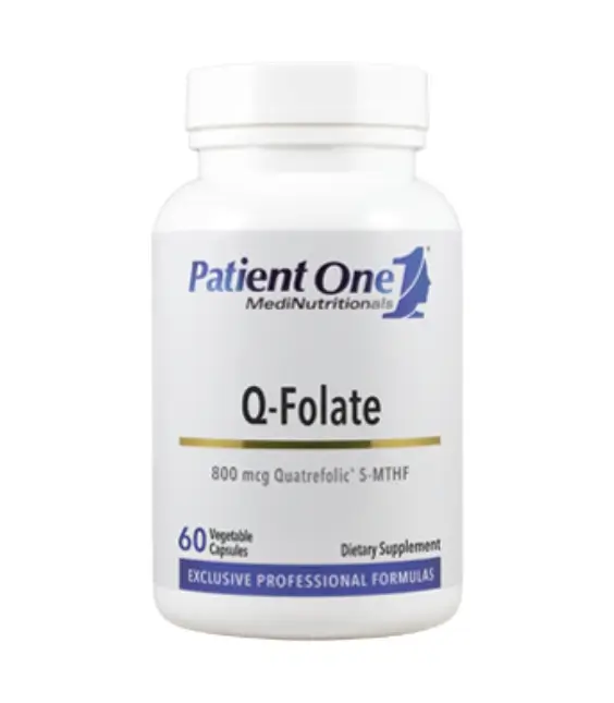 Patient One Q-Folate ( as 5-MTHF Quatrefolic) | 800 mcg, 60 vegetable capsules
