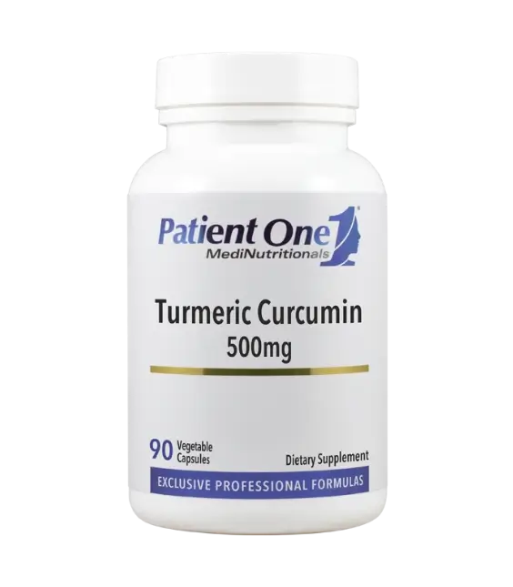 Patient One Turmeric Curcumin | 500 mg, 90 vegetable capsules