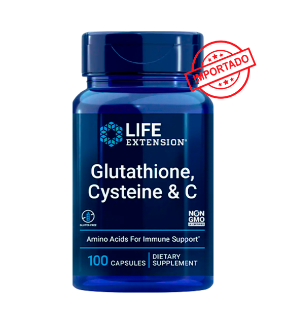 Life Extension Glutathione, Cysteine & C | 100 capsules