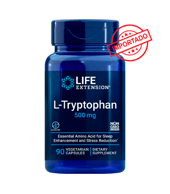 Life Extension L-Tryptophan | 500 mg, 90 vegetarian capsules