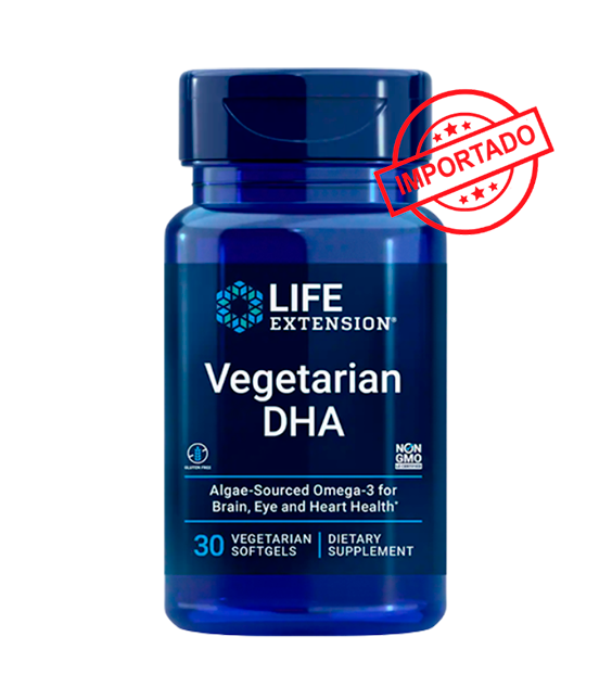 Life Extension Vegetarian DHA | 30 vegetarian softgels