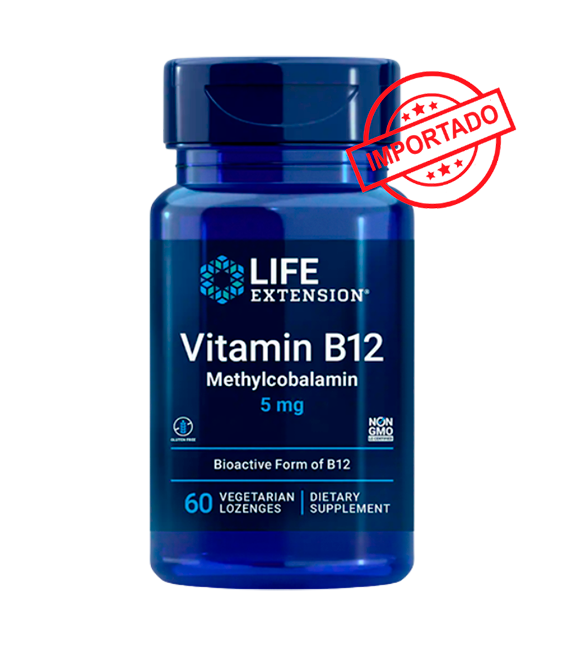 Life Extension Vitamin B12 Methylcobalamin | 5 mg, 60 vegetarian lozenges