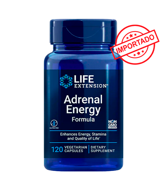 Life Extension Adrenal Energy Formula | 120 vegetarian capsules