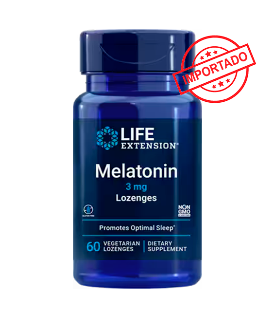Life Extension Melatonin | 3 mg, 60 vegetarian lozenges