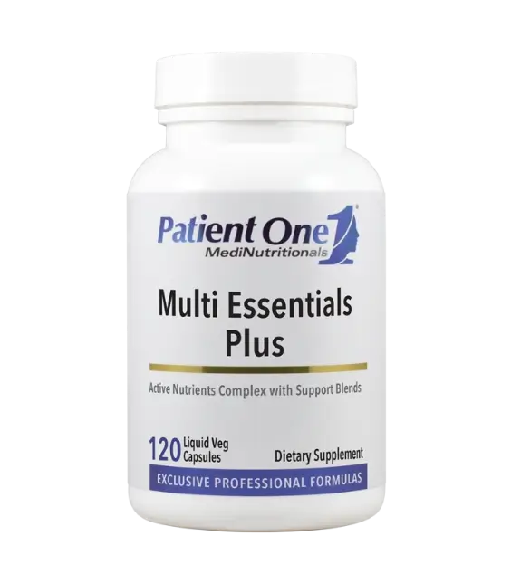 Patient One Multi Essentials Plus | 120 liquid veg capsules